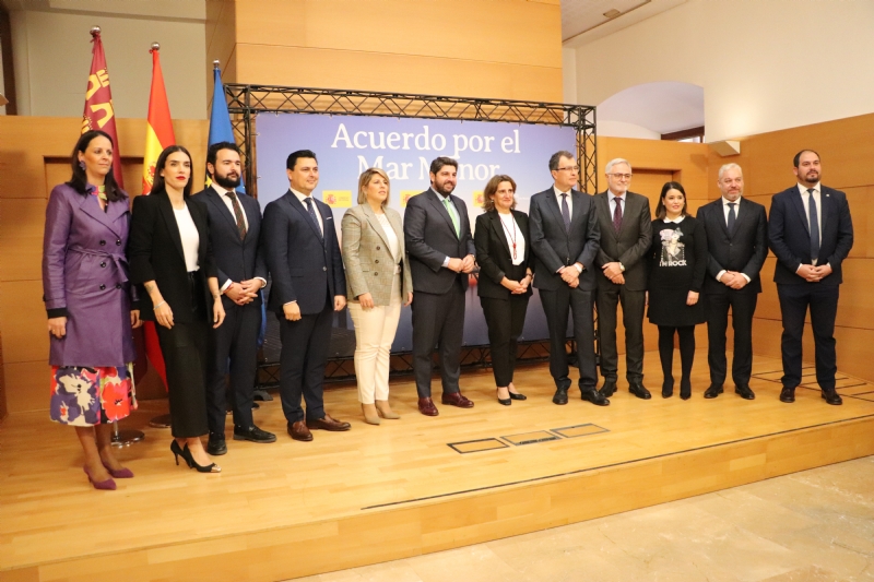 La alcaldesa de Alhama de Murcia se suma al pacto interadministrativo para la recuperación del Mar Menor