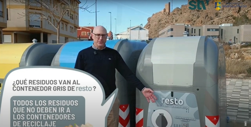 Gua de uso de los nuevos contenedores de reciclaje instalados en Alhama de Murcia