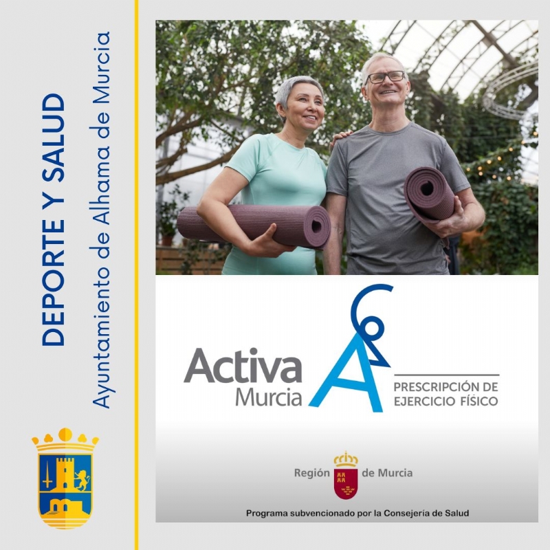 Alhama de Murcia se suma al ‘Programa Activa’ de prescripción de ejercicio físico para mejorar la salud de sus vecinos