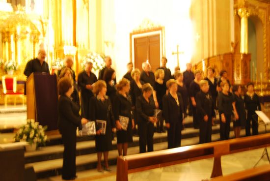 El coro de la Agrupacin Musical ofreci un concierto de msica sacra