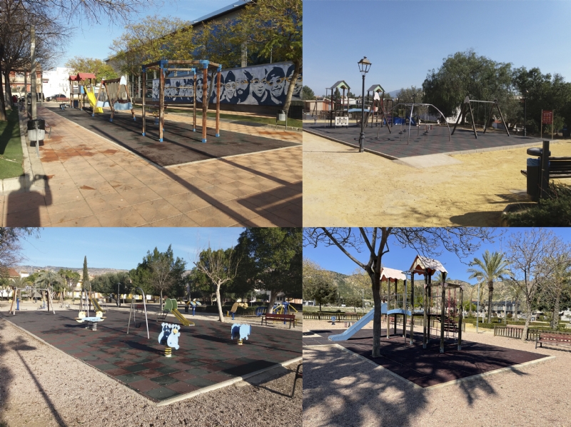 El Ayuntamiento cubrirá las áreas de juegos infantiles de parques y jardines a través del ´Plan sombra´