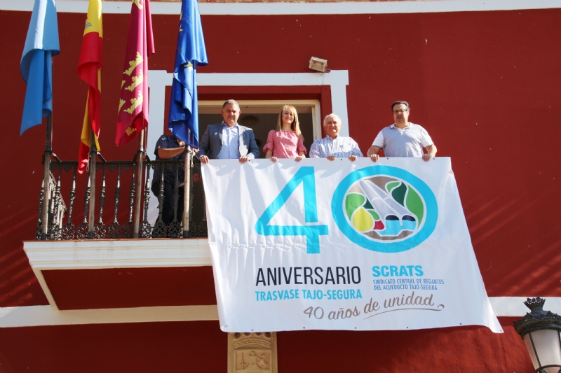 El Ayuntamiento de Alhama conmemora el 40 aniversario del Trasvase Tajo-Segura