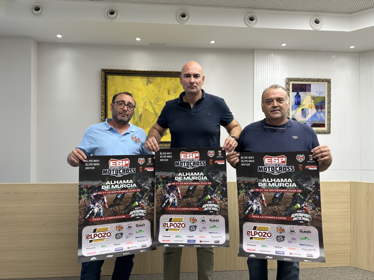 Alhama de Murcia acoger el Campeonato de Espaa de Motocross los das 27 y 28 de septiembre de 2025