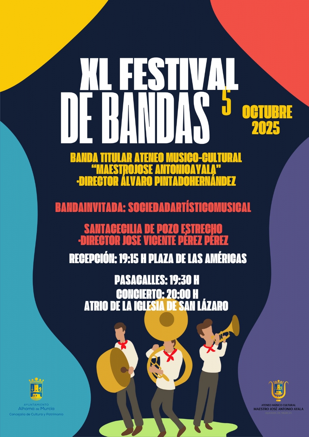 El Ateneo Músico Cultural Maestro José Antonio Ayala prepara la 40ª edición del Festival de Bandas de la Feria 2025
