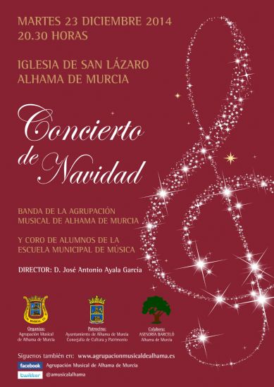 Concierto de Navidad de la Banda y Coro de la Escuela Municipal de Msica