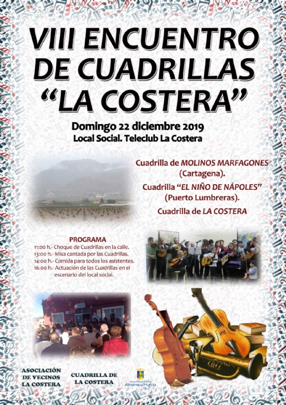 VIII Encuentro de Cuadrillas de La Costera. Domingo 22 de diciembre de 2019
