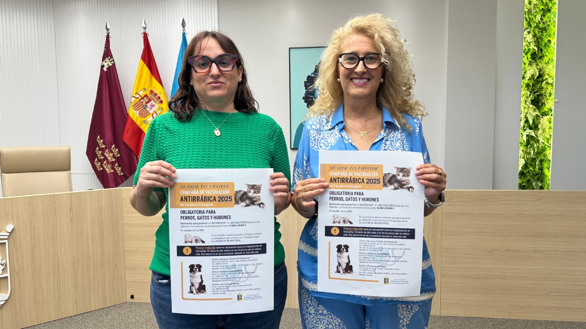 Arranca la Campaña de Vacunación Antirrábica e Identificación con Microchip 2025 Arranca la Campaña de Vacunación Antirrábica e Identificación con Microchip 2025