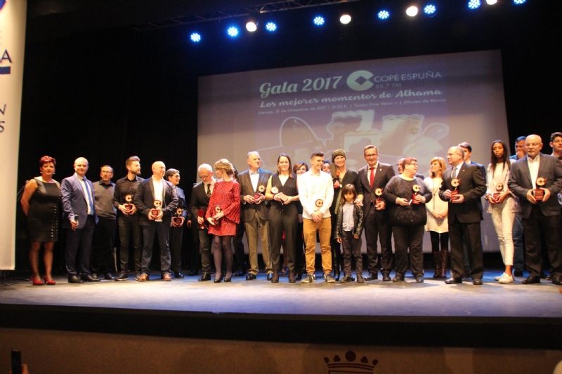 La XXVI Gala Cope Espua reconoce el talento y el trabajo de 16 vecinos y colectivos