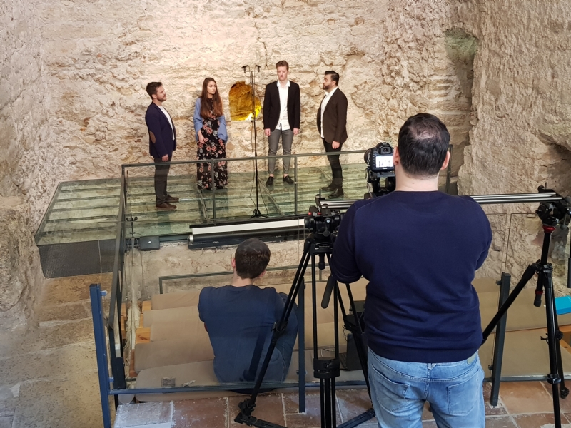 Cantora elige Alhama de Murcia como escenario para su primer videoclip