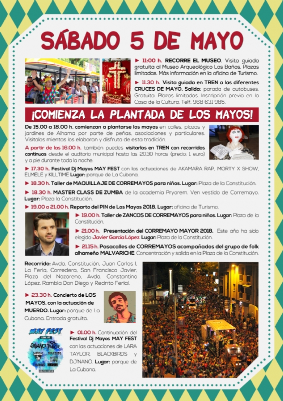 Fiesta de Los Mayos 2018: programa de actividades