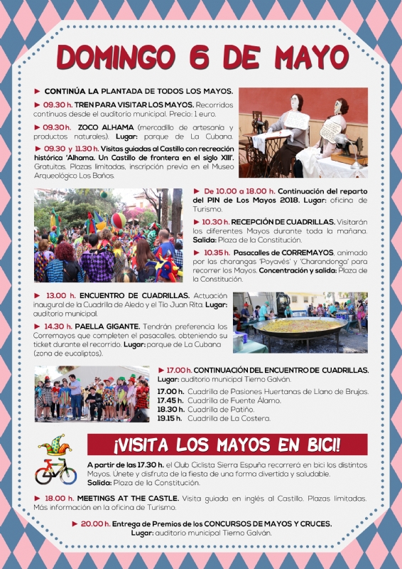 Fiesta de Los Mayos 2018: programa de actividades