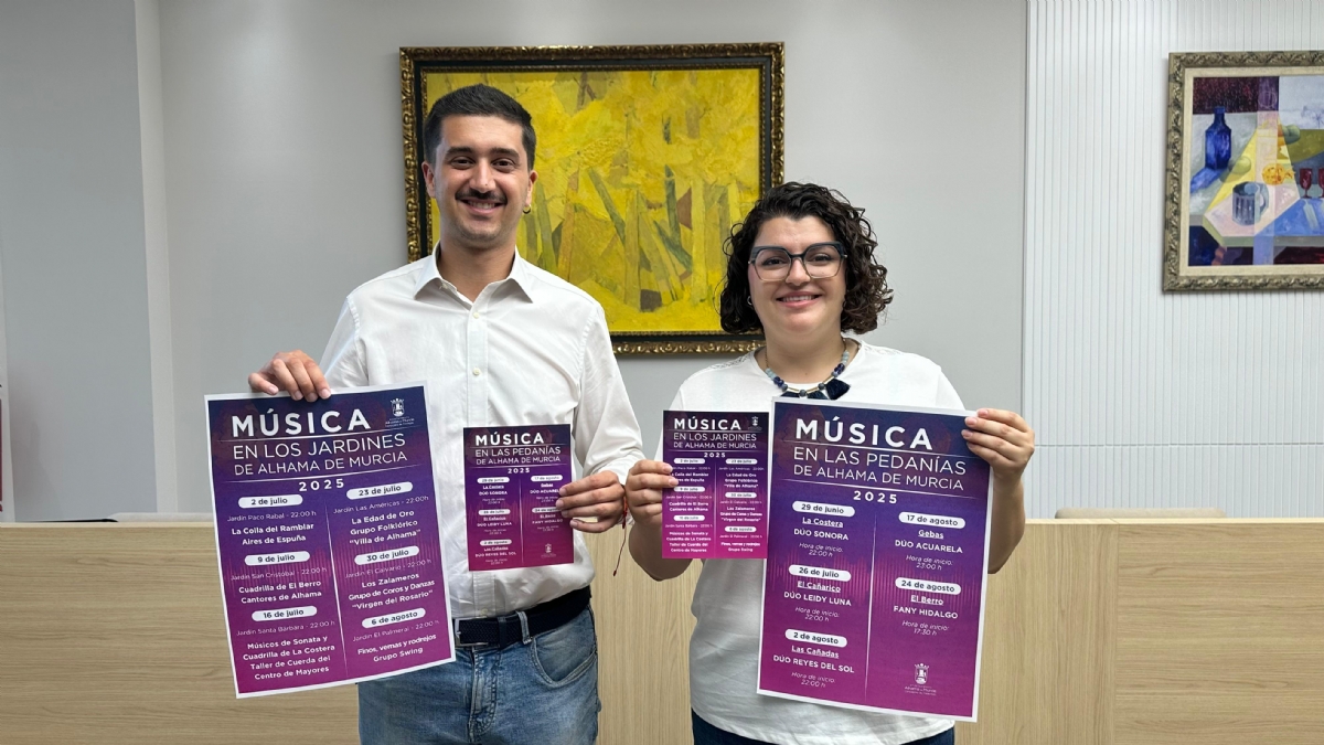 La msica vuelve a sonar en los jardines y pedanas de Alhama este verano 2025
