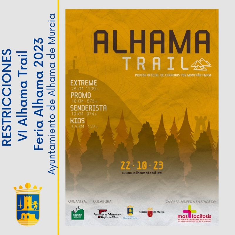 Restricciones en la VI edición del Alhama Trail Feria Alhama 2023