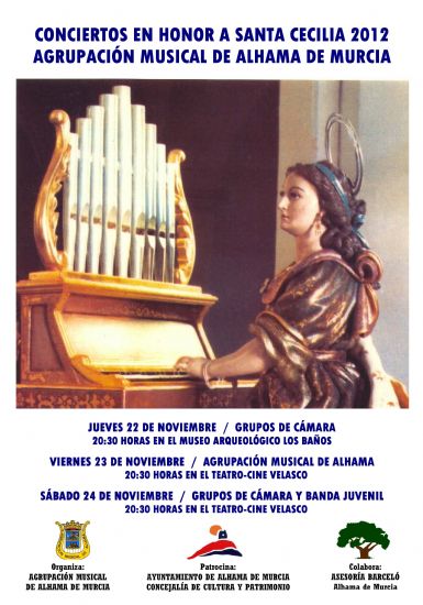 A partir del jueves tienen lugar los conciertos de la Agrupacin Musical conmemorando a Santa Cecilia 