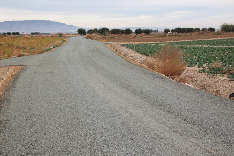 El Ayuntamiento recepciona el camino de La Alcanara tras la finalización de las obras