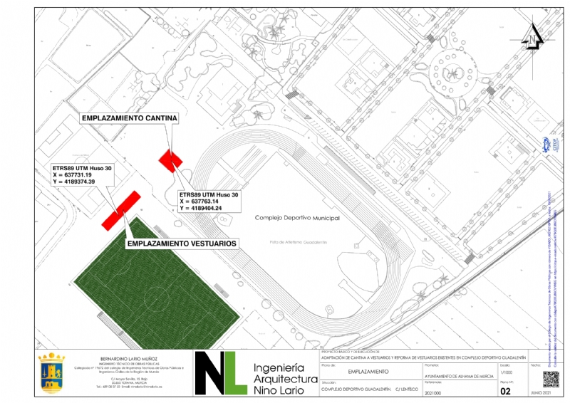 En marcha las obras de renovacin y reforma de los vestuarios del complejo deportivo Guadalentn