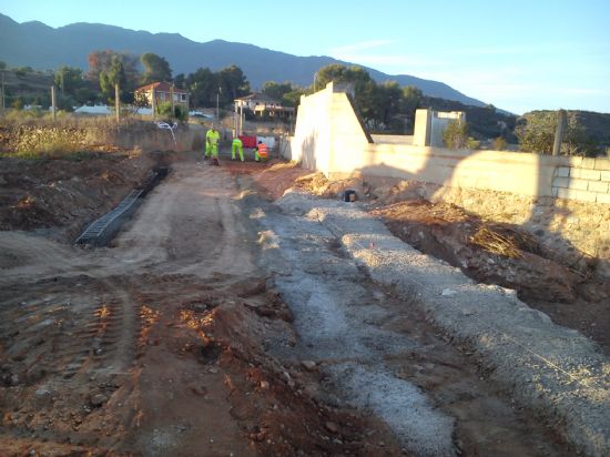 El Ayuntamiento de Alhama acomete obras de mejora en el camino del Cañarico hacia Librilla