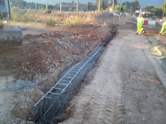 El Ayuntamiento de Alhama acomete obras de mejora en el camino del Cañarico hacia Librilla
