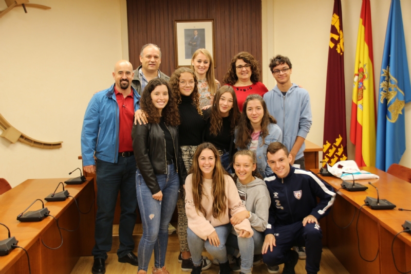 Alhama recibe a un grupo de alumnos de intercambio franceses