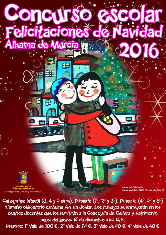 Bases del Concurso Escolar de Felicitaciones de Navidad 2016
