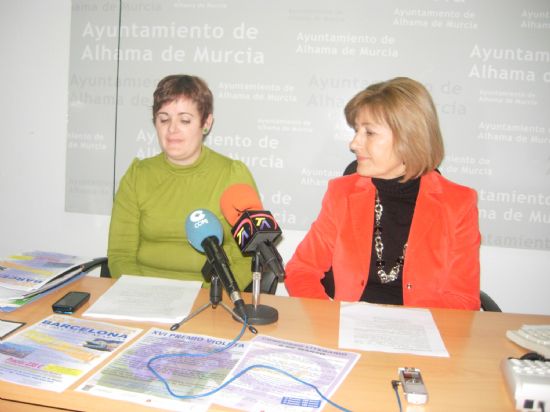 El Ayuntamiento de Alhama, a través de la Concejalía de la Mujer, presenta dos concursos literarios y  un viaje-convivencia  a Barcelona para  celebrar el día 8 de marzo