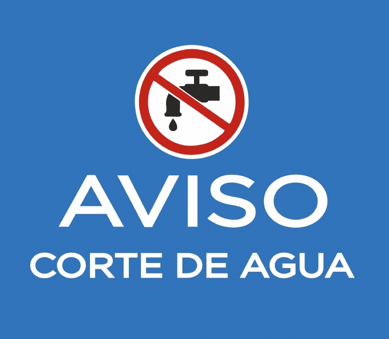 🚫 AVISO: corte de agua por avera el viernes 23 de octubre en el barrio de Los Dolores