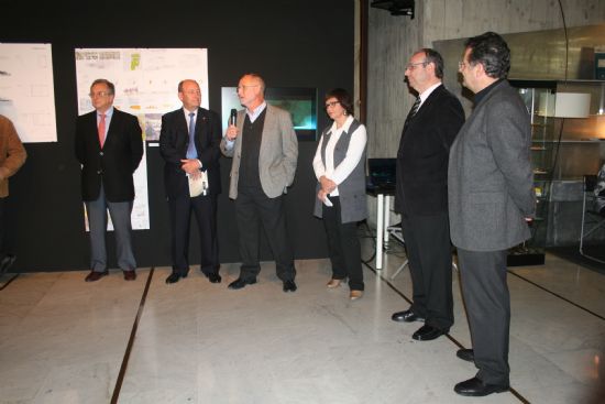Inauguracin de la exposicin Nuevos hitos urbanos en Alhama de Murcia en el Colegio Oficial de Arquitectos de Murcia. 