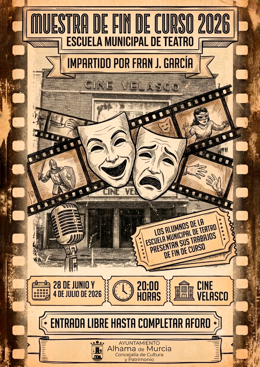 La Escuela Municipal de Teatro clausura el curso con tres representaciones y la actuación de No Name