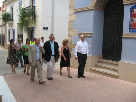 El delegado del Gobierno visita el Castillo de Alhama en cuya restauracin se aplicar el uno por ciento cultural 