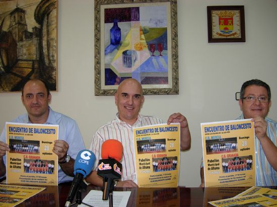 Alhama acoge el encuentro de baloncesto entre C.B. Murcia y C.B. Granada 