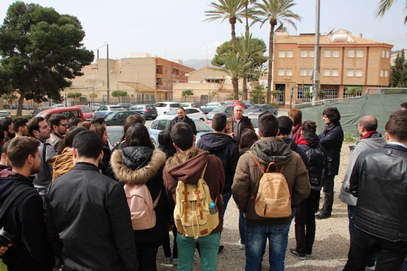 Estudiantes de Arquitectura y Comunicacin disean un nuevo espacio termal en Alhama de Murcia
