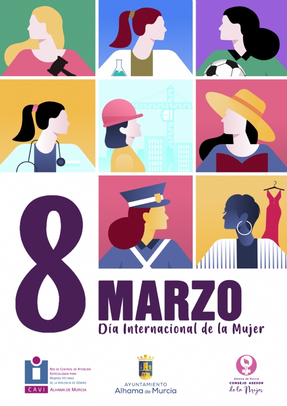 Programación para el Día Internacional de la Mujer 2021. Del 8 al 11 de marzo
