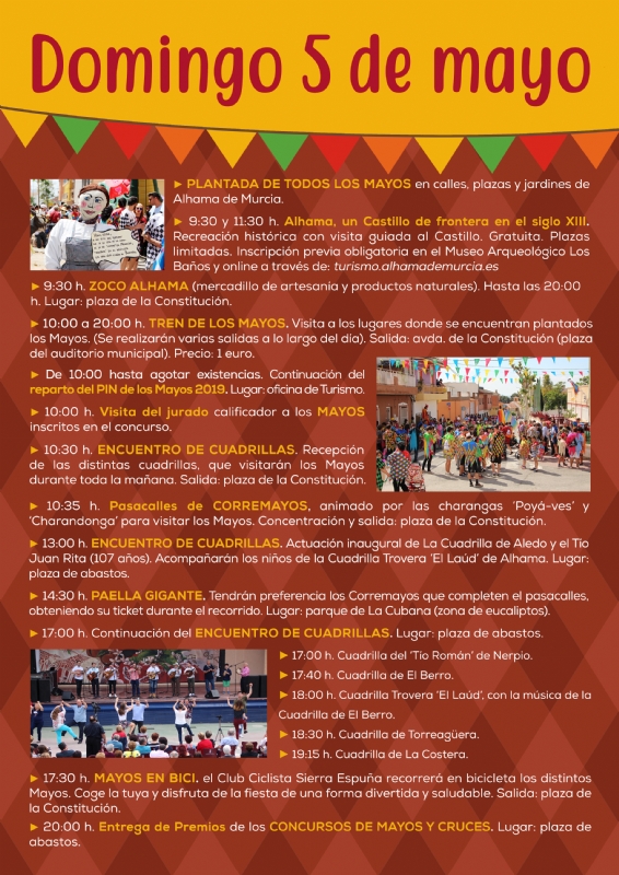 Fiesta de Los Mayos 2019: programa de actividades