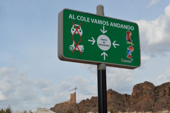 “Al cole vamos andando”, una medida pionera en la Región de Murcia para fomentar la seguridad vial