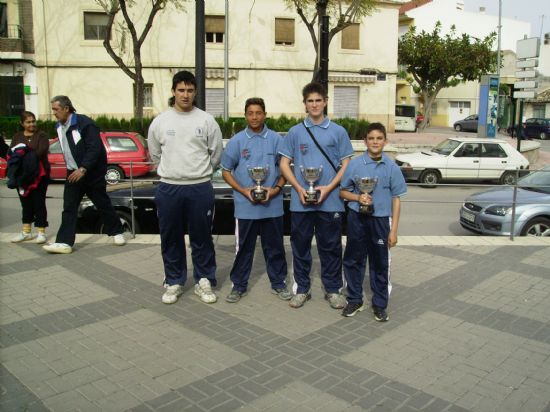 Los juveniles del Club de Petanca San Andrés de Alhama participarán en el Campeonato Nacional