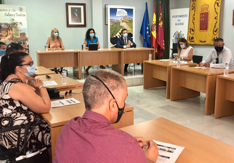 Los municipios de Territorio Sierra Espuña presentan a la consejera el Plan de Sostenibilidad Turística
