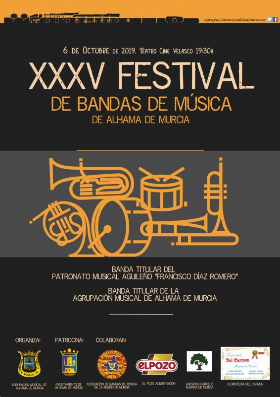 La Agrupacin Musical de Alhama presenta el XXXV Festival de Bandas Feria 2019