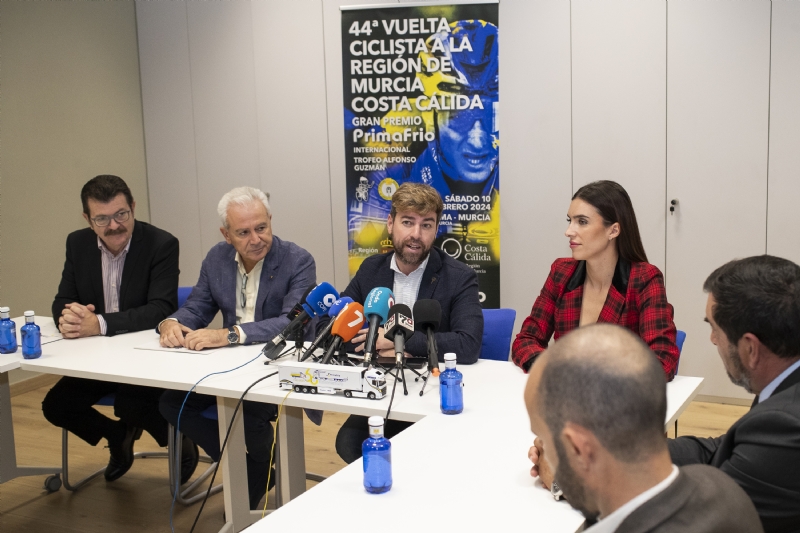 Alhama de Murcia se prepara para ser el punto de partida de la Vuelta a la Regin de Murcia 2024 desde la sede de Primafrio