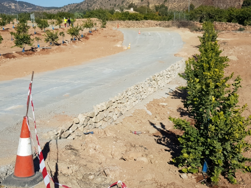 Las obras de acondicionamiento del camino de El Romeral entran en su última fase