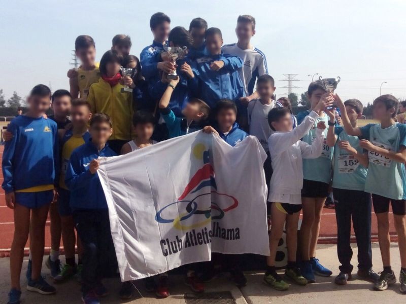 El Club Atletismo Alhama triunfa en el Campeonato Regional por Clubes Sub-Infantil