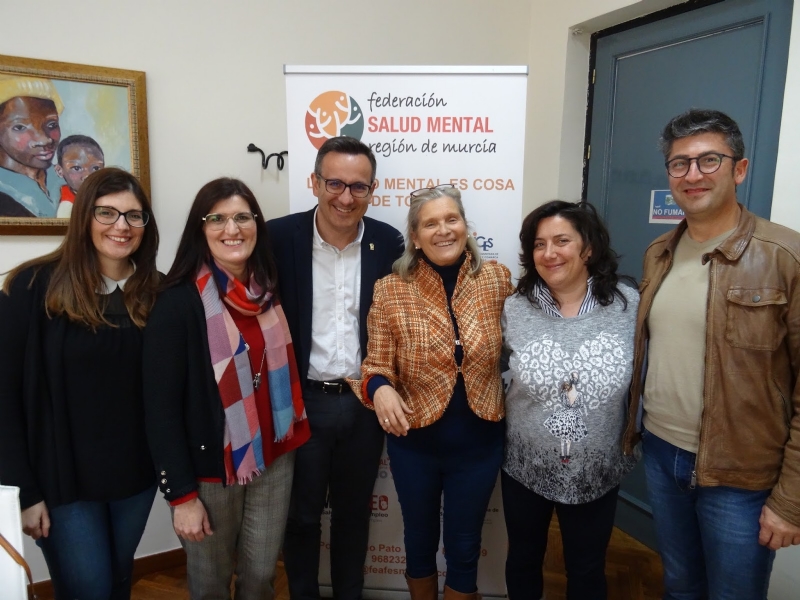 El Ayuntamiento de Alhama y la Federacin de Salud Mental Regin de Murcia firman un convenio por el empleo