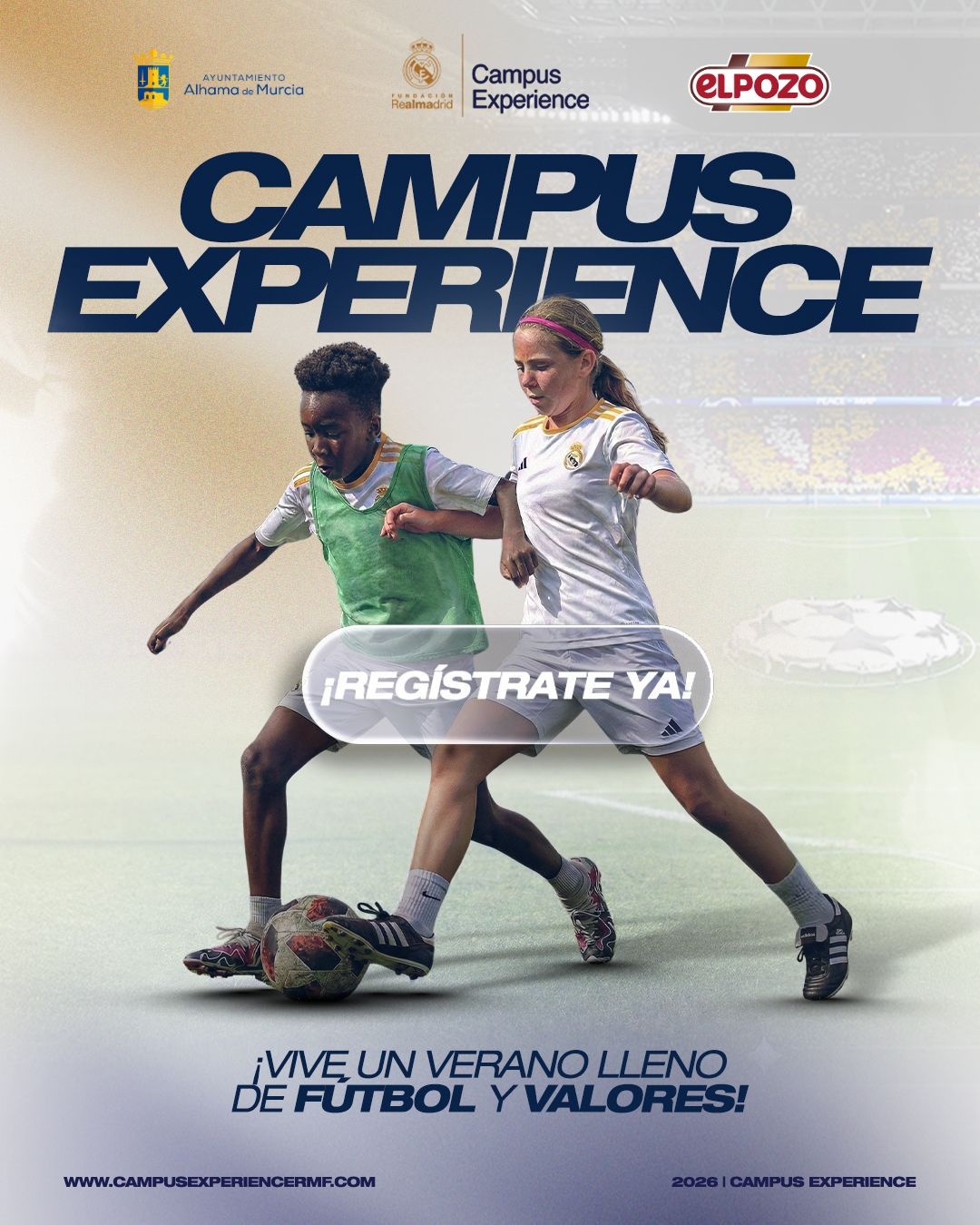 La Fundación Real Madrid presenta su campus de verano en Alhama de Murcia