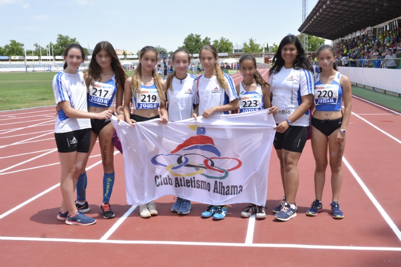 El Club Atletismo Alhama, entre los mejores en el Campeonato de Espaa Infantil por Equipos