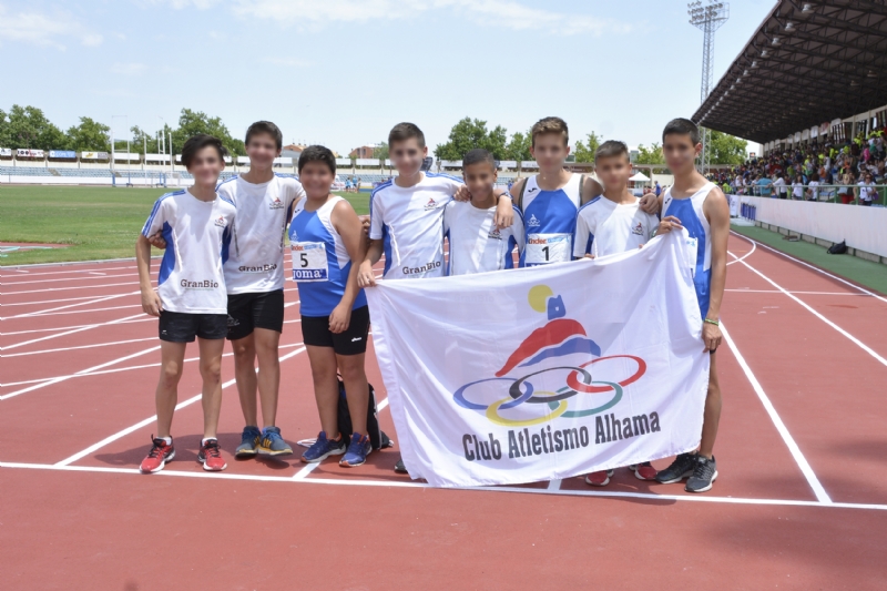 El Club Atletismo Alhama, entre los mejores en el Campeonato de Espaa Infantil por Equipos