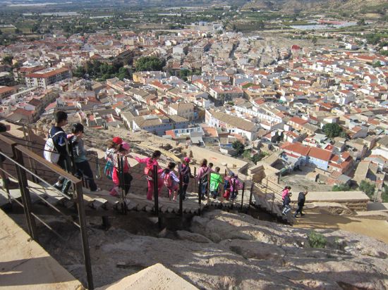 Varios colegios e institutos visitan el Museo Arqueolgico Los Baos y la fortaleza del Castillo
