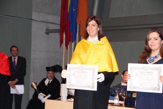 La alhameña Sonia Águila, investida Doctora en Medicina por la Universidad de Murcia