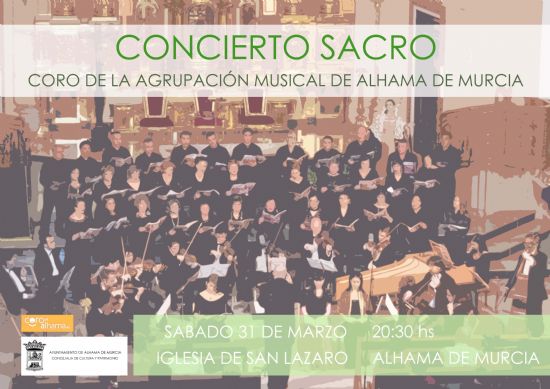 El Coro de la Agrupacin Musical de Alhama ofrece su concierto sacro el prximo sbado