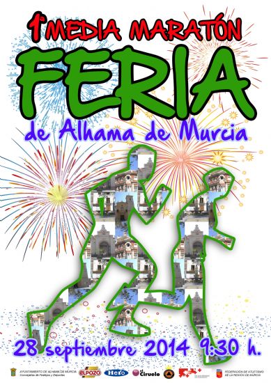 El Ayuntamiento de Alhama de Murcia organiza la I Media Maratn Feria de Alhama que se disputar el 28 de septiembre