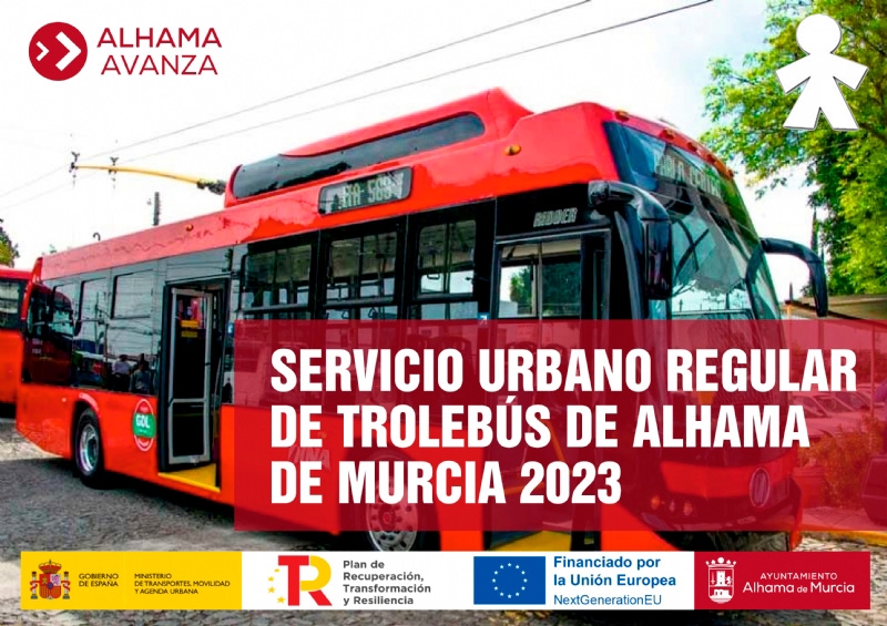 DA DE LOS INOCENTES: Alhama contar con un servicio regular de trolebs urbano a partir de 2023