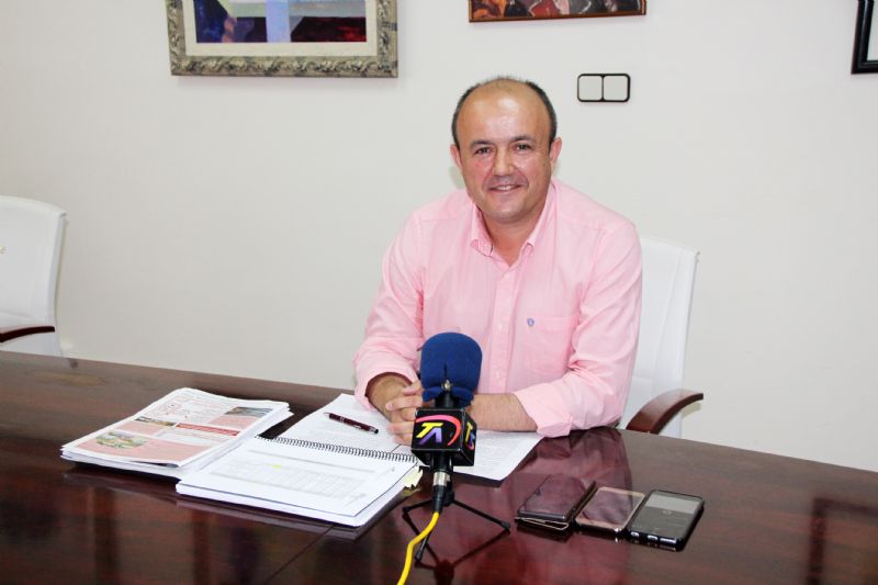 El concejal de Obras y Servicios, Antonio García